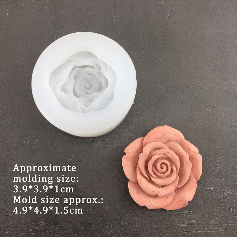 3D Rose Flower Shape Leaf Sili - Soap Making Party ulasan dan harga