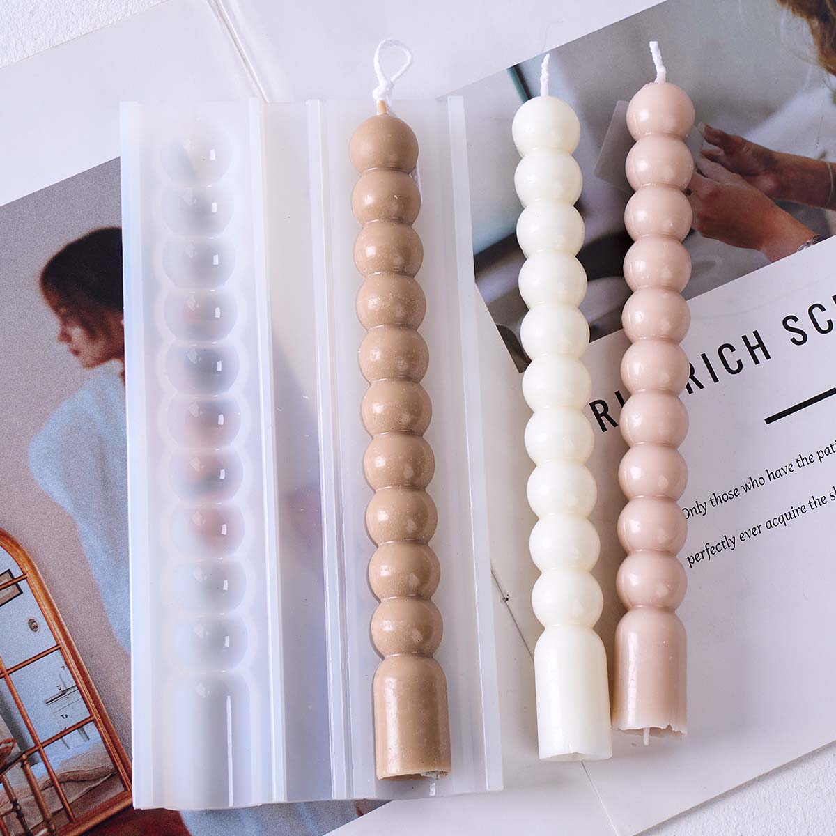 3D Long Stripes Bubble Bead Pi - Soap Making Essentials ulasan dan harga