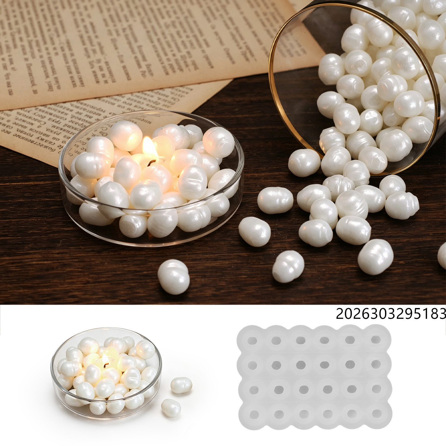 Healing Ocean Pearl Mirror Wax - Soap Making Party ulasan dan harga