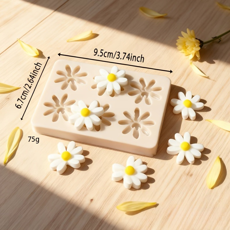 1pc 3D Daisy Sunflower Silicon - Soap Making Party ulasan dan harga