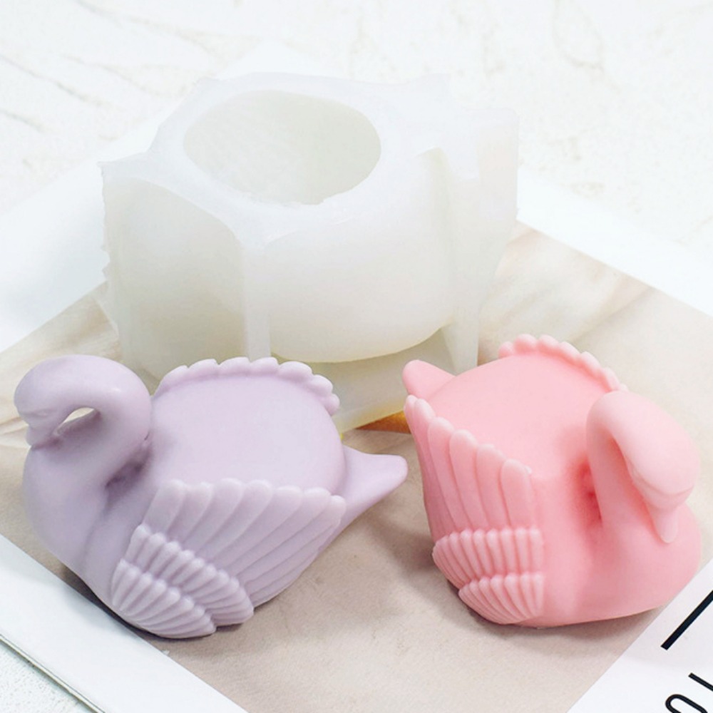 White Swan Silicone Candle Mou - Soap Making Art ulasan dan harga