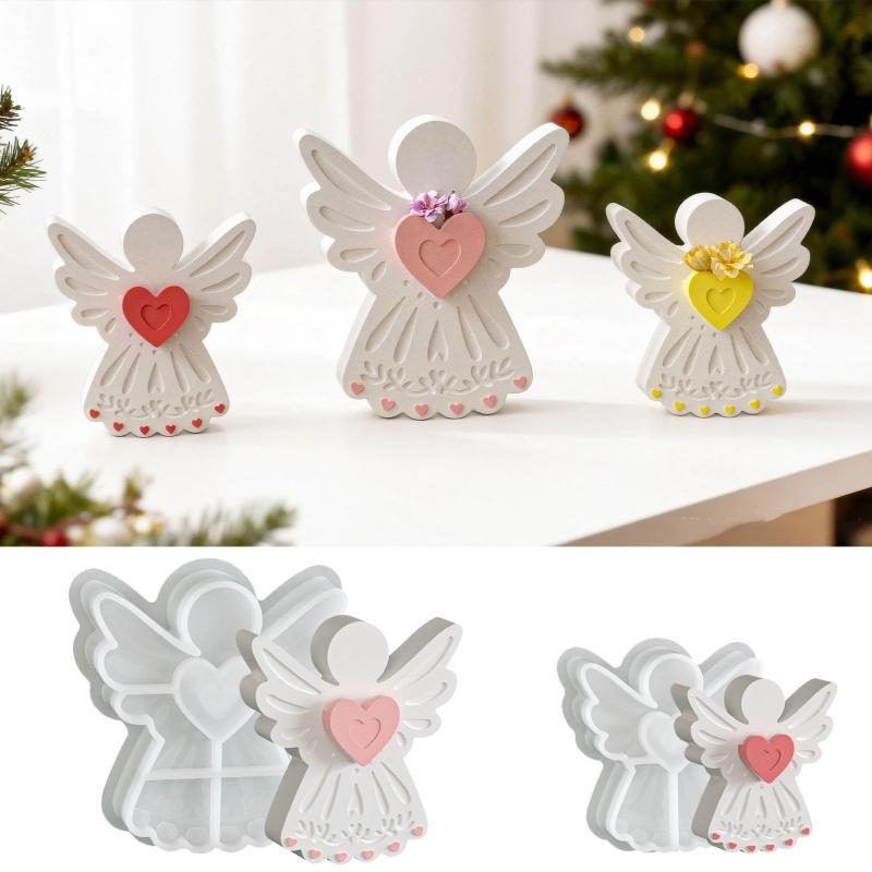 Love Angel Gypsum Mold Candle  - Soap Making Party ulasan dan harga