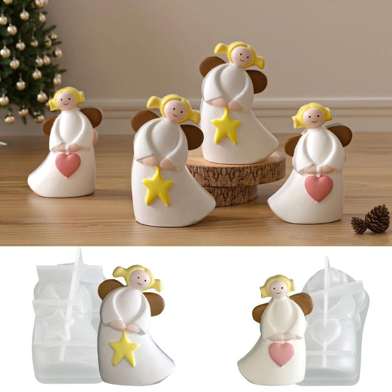 Love Angel Gypsum Mold Candle  - Soap Making Party ulasan dan harga