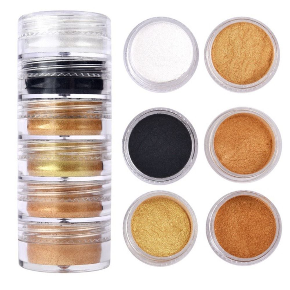 6 Colors/Set Glitter Mica Powd - Soap Making Art ulasan dan harga