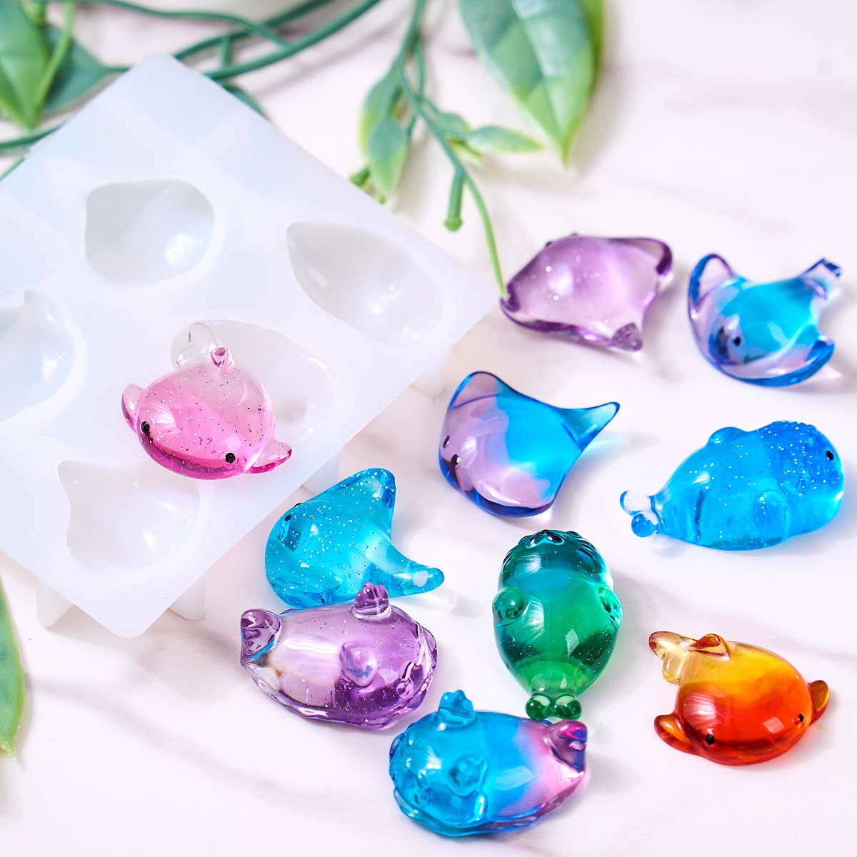 3D Healing Kawaii Manta Ray Wh - Soap Making Line ulasan dan harga