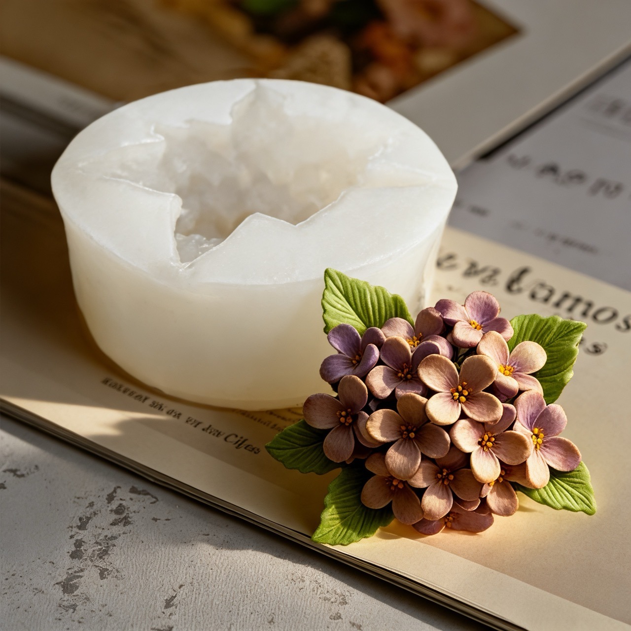 2-Piece 3D Rose and Lilac Sili - Soap Making Art ulasan dan harga