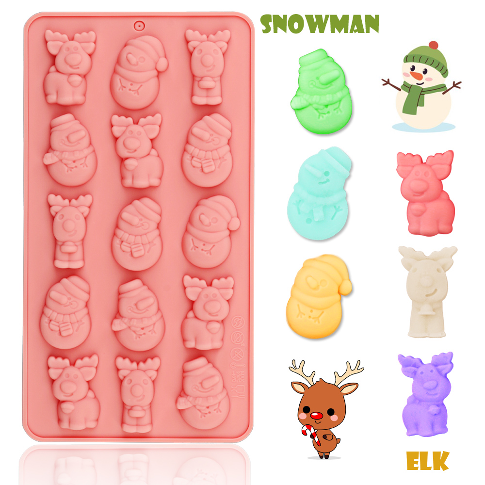 15-Cavity Christmas Snowman an - Soap Making Directions ulasan dan harga