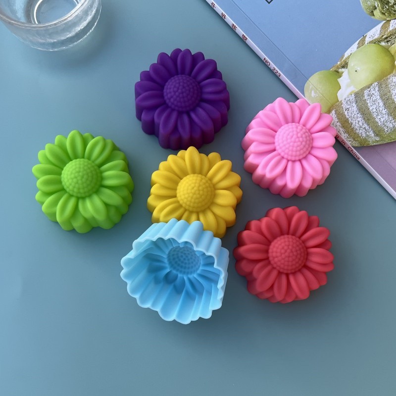 6 Pcs Set Non-Stick Flower Des - Soap Making Party ulasan dan harga