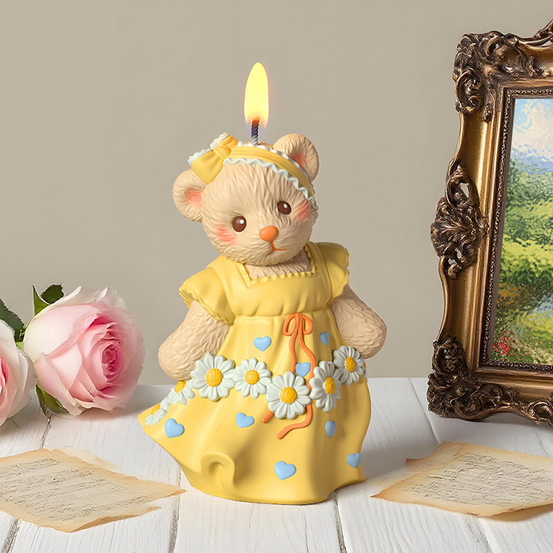 3D Cute Bear Resin Mold For Ca - Soap Making Art ulasan dan harga