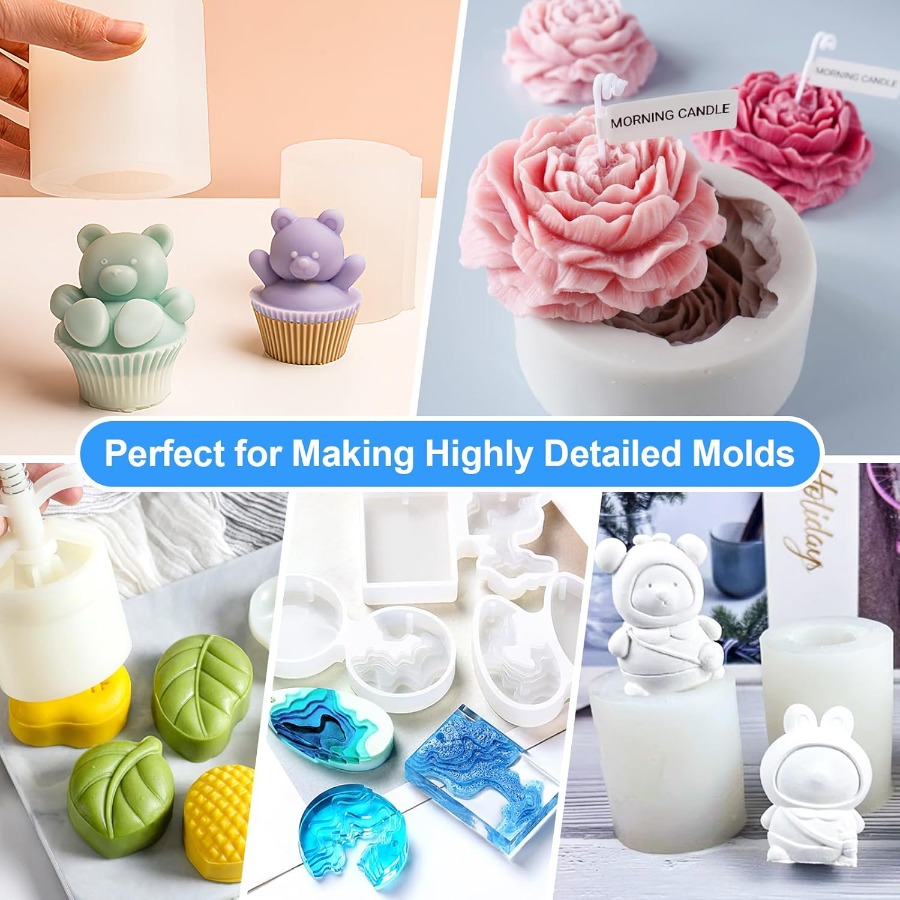 Silicone Mold Making Kit, 38.8 - Soap Making Essentials ulasan dan harga