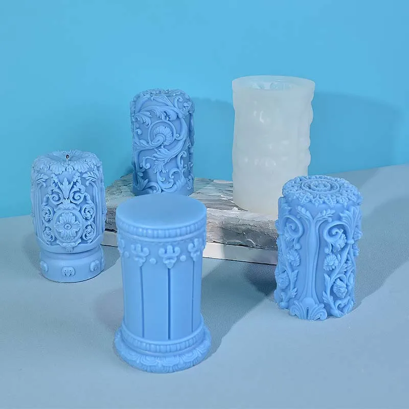 Carved Roman Column Candle Sil - Soap Making Art ulasan dan harga