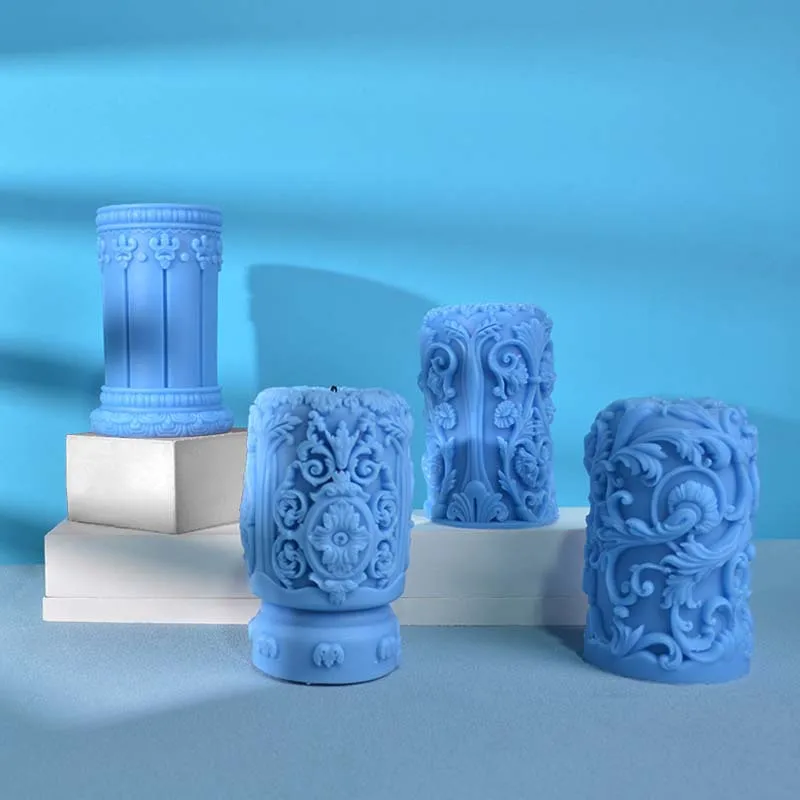 Carved Roman Column Candle Sil - Soap Making Art ulasan dan harga